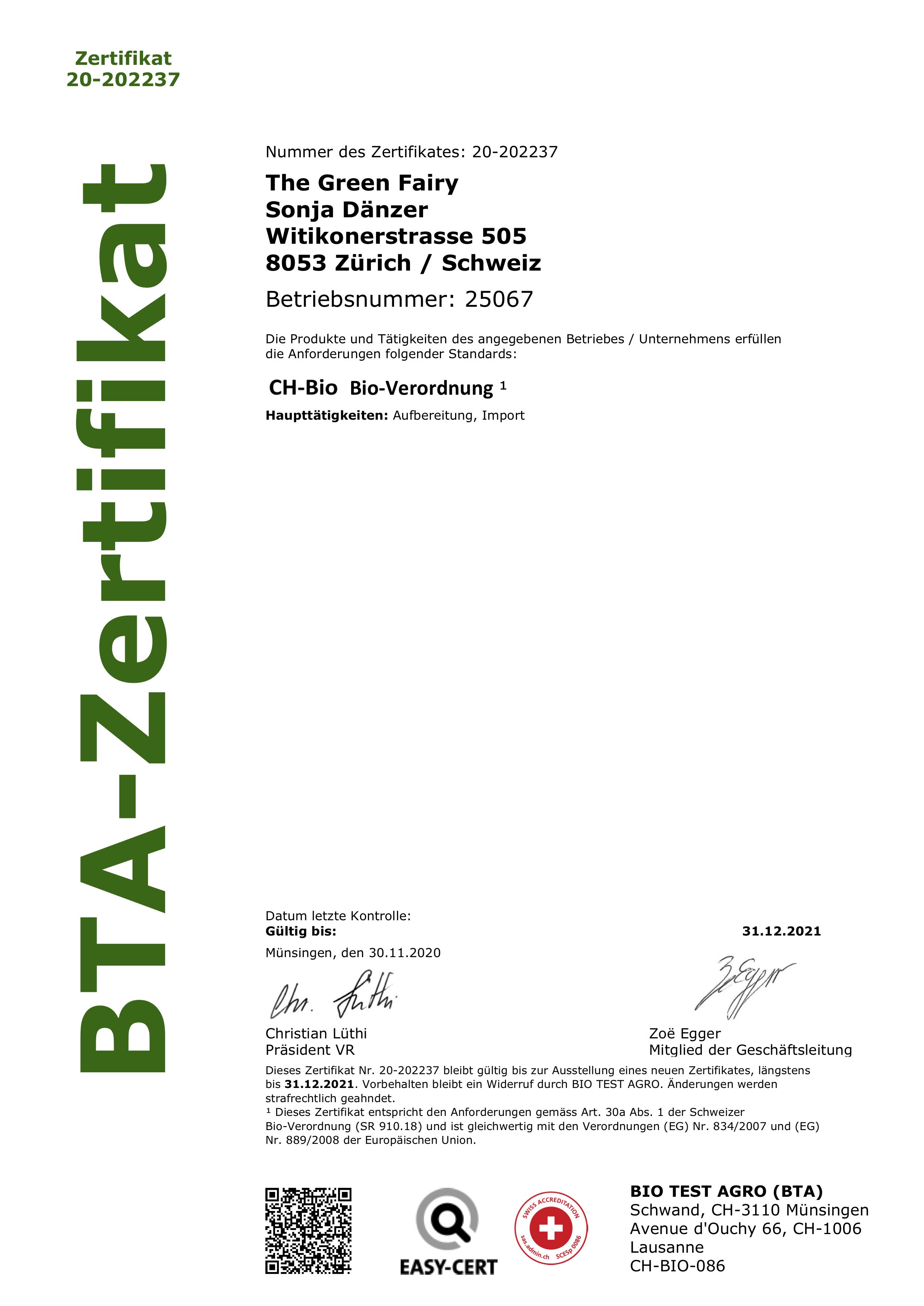 Bio-Zertifikat 2021_The Green Fairy Ice Cream_